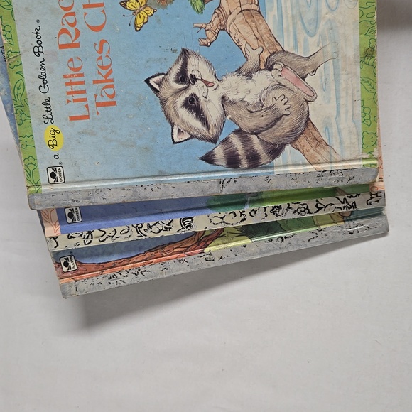 3 Big Little Golden Books 1980s Different Titles Used Condition Children's Read - Picture 10 of 16